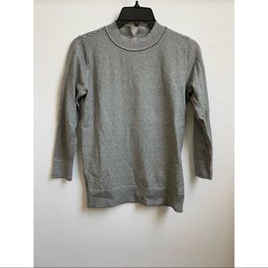 LOFT Mock Neck 3/4 Sleeve Sweater